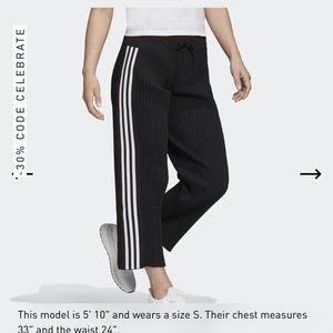 Adidas knit sweatpants